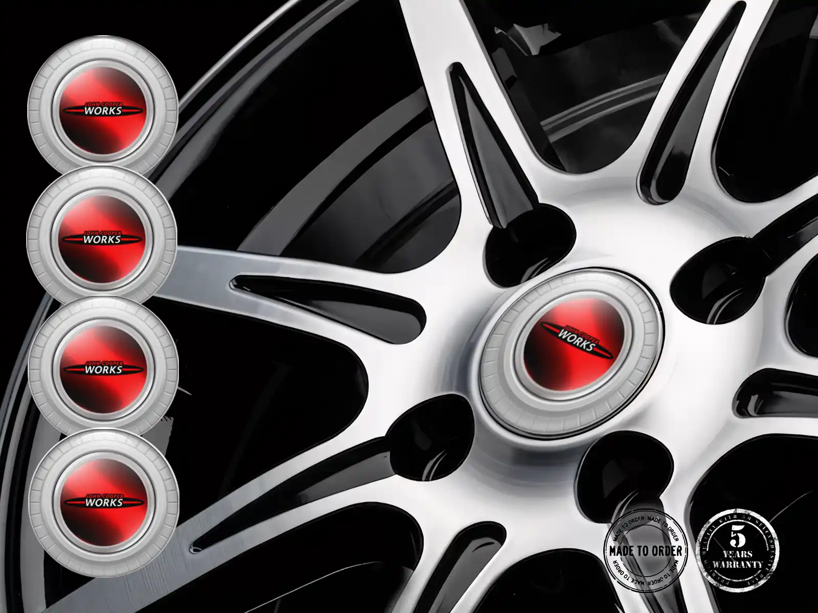 Mini Cooper Édition Décalques Jantes Autocollants Silicone